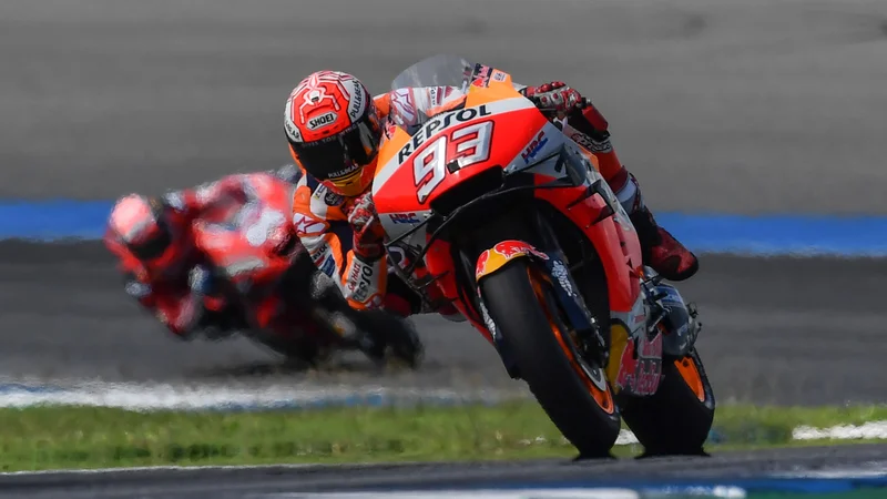 Fotografija: Marc Marquez je pripravljen za povrnitev primata v karavani motoGP. Foto Lillian Suwanrumpha/AFP