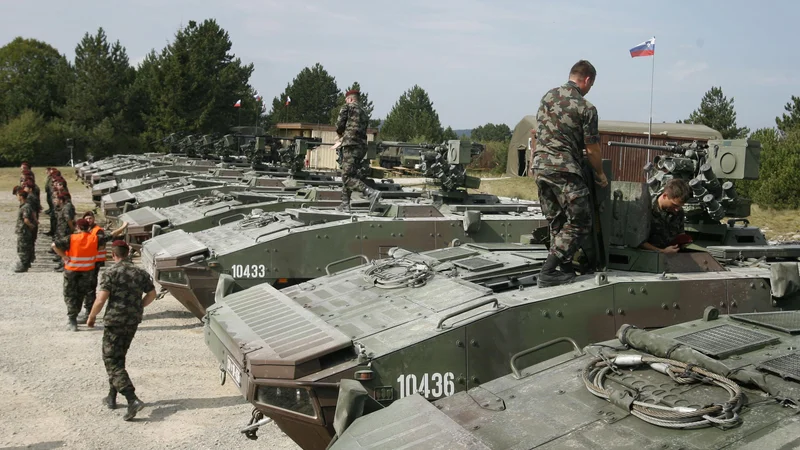 Fotografija: Oklepniki brez usposobljenih ljudi so zgolj kup neuporabne kovine, vojaki brez pametne politike, ki jih usmerja, pa hitro postanejo zgolj lahke tarče in lepa trupla. FOTO Vidic Leon