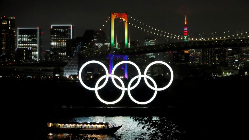 Fotografija: Tokijski prireditelji štejejo dneve do začetka olimpijskih iger. FOTO: ISsei Kato/Reuters