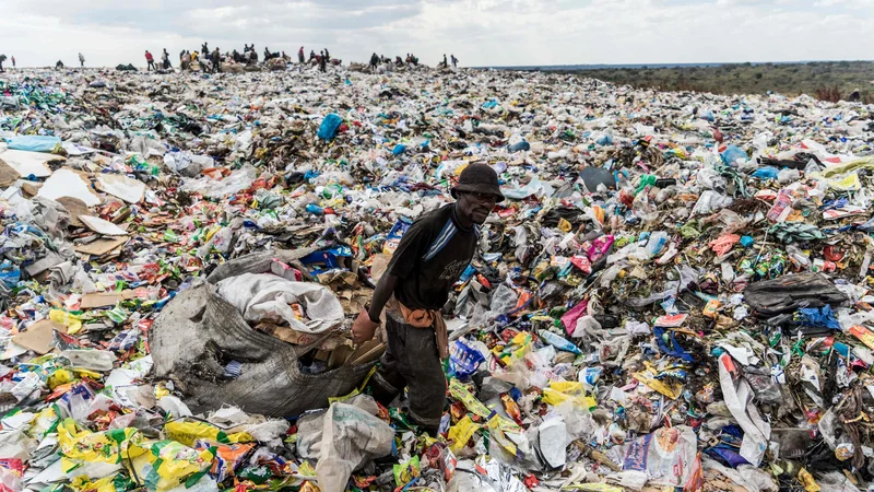 Fotografija: Kdo bi tu našel non-pejpr? FOTO: Zinyange Auntony/AFP