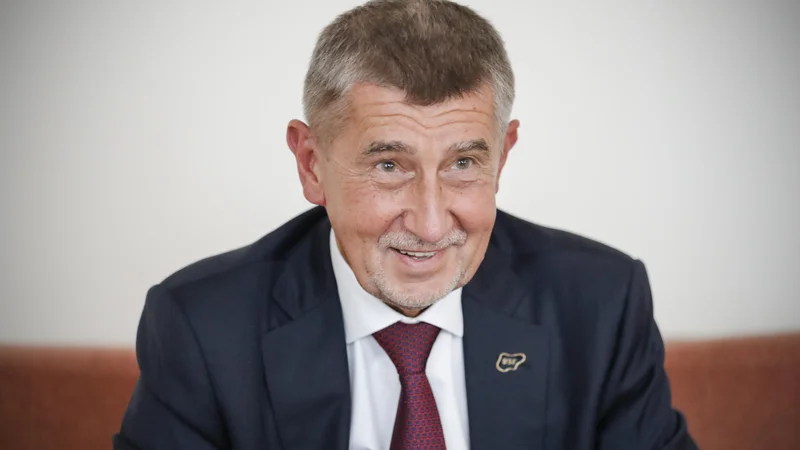 Fotografija: Andrej Babiš, predsednik vlade Republike Češke. FOTO: Uroš Hočevar/Delo