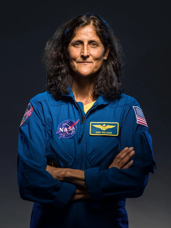 Sunita Williams je v vesolju pretekla »maraton«. FOTO: Robert Markowitz - Nasa - Johnso