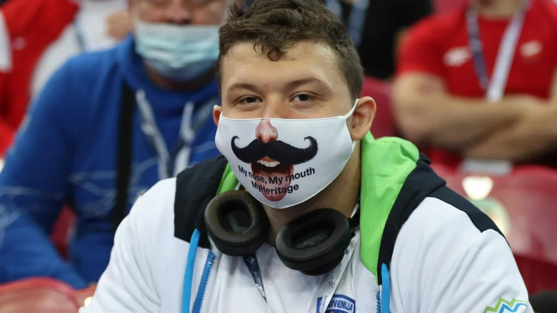 Fotografija: Enej Marinič si je priboril deveto mesto v kategoriji nad 100 kilogramov. FOTO: Carlos Ferreira