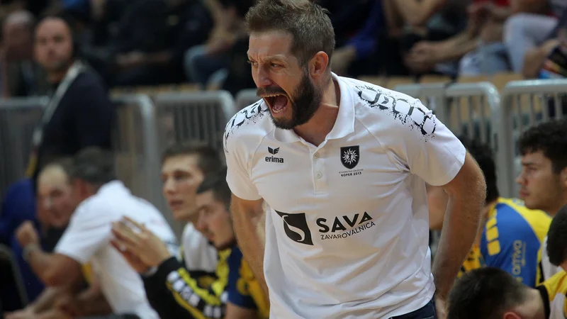 Fotografija: Uroš Rapotec se je veselil velike zmage proti Celju. FOTO: Mavric Pivk