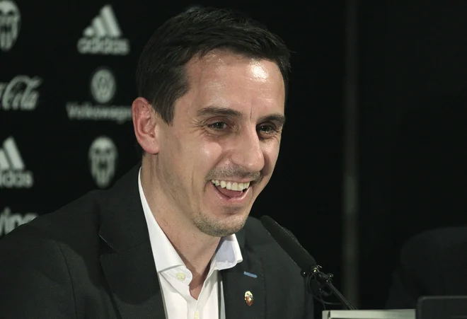 Gary Neville je bil gost pogovorne oddaje na Sky Sports TV. FOTO: Heino Kalis/Reuters