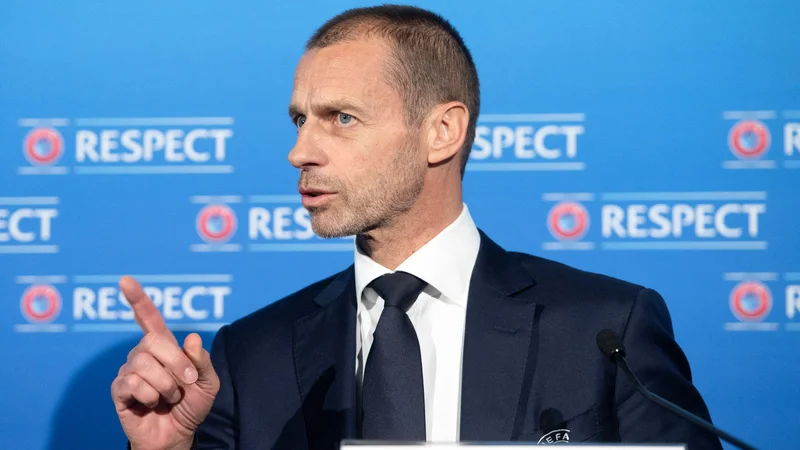 Fotografija: Aleksander Čeferin se ne bo uklonil samovolji pohlepnežev. FOTO: FOTO: Richard Juilliart/AFP