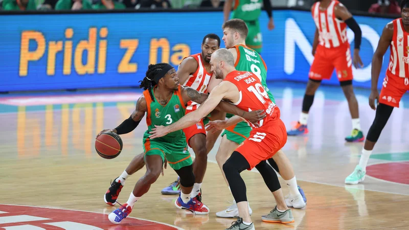 Fotografija: Kendrick Perry (na fotografiji) je ob drugem porazu s Crveno zvezdo dosegel 29 točk, a prispeval le eno asistenco. FOTO: ABA