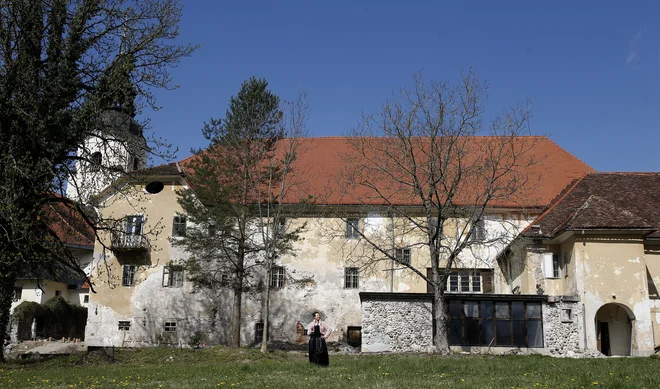 Grad Dvor velja za enega najstarejših srednjeveških gradov pri nas, omenjajo ga že leta 1147. FOTO: Blaž Samec/Delo