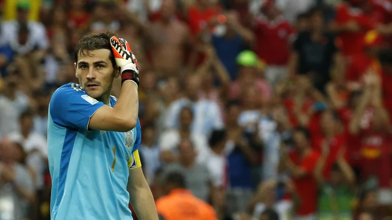 Fotografija: Ikar Casillas je vrsto let branil za špansko reprezentanco. FOTO: Jorge Silva/Reuters