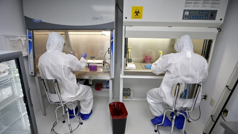 Fotografija: Pfizer pri pripravi cepiva za gripo nadgradili in začeli v pol leta množično proizvajati izjemno učinkovito cepivo proti covidu-19. FOTO: Ulises Ruiz/AFP