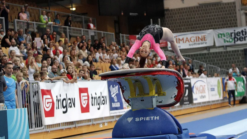 Fotografija: Tjaša Kysselef samozavestno pričakuje finalni nastop na letošnjem evropskem prvenstvu. FOTO: Mavric Pivk