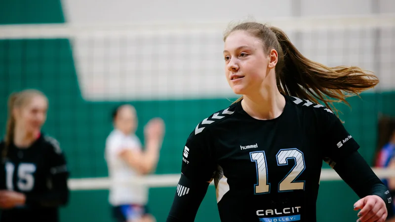 Fotografija: Eva Zatković bo nove igralne izzive iskala v Franciji na Azurni obali. FOTO: Klemen Brumec/Calcit Volley