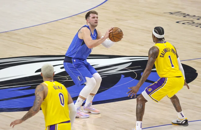 Luka Dončić je bil prvo ime tekme. FOTO: Kevin Jairaj/USA Today Sports