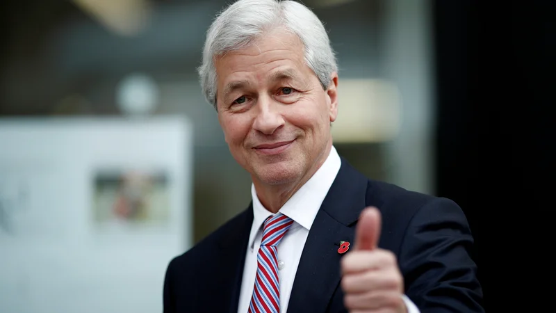 Fotografija: Jamie Dimon, vrhovni mož banke JP Morgan, je podcenil moč angleških navijačev. FOTO: Benoit Tessier/Reuters