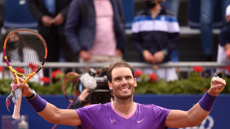 Fotografija: Rafael Nadal se počuti v Barceloni kot riba v vodi. FOTO: Josep Lago/AFP