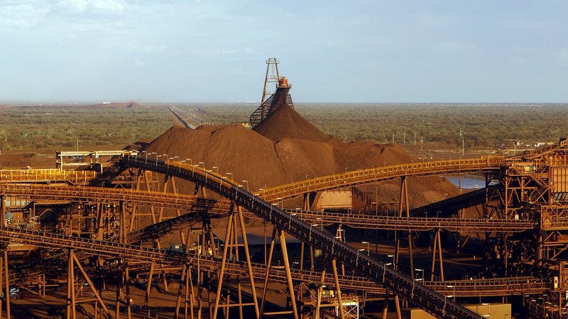 Fotografija: Železova ruda se je v letu dni podražila za kar četrtino. Foto Reuters