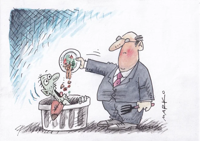 KARIKATURA: Marko Kočevar/Delo