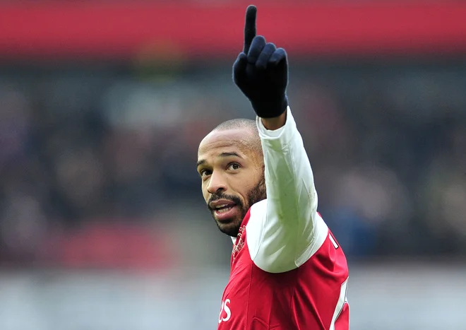 Thierry Henry je poleg Erica Cantonaja pustil največji francoski igralski pečat v angleškem nogometu. FOTO: Glyn Kirk/AFP