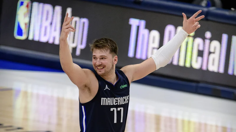 Fotografija: Luka Dončić ima dovolj razlogov za zadovoljstvo. FOTO: Jerome Miron/USA Today Sports