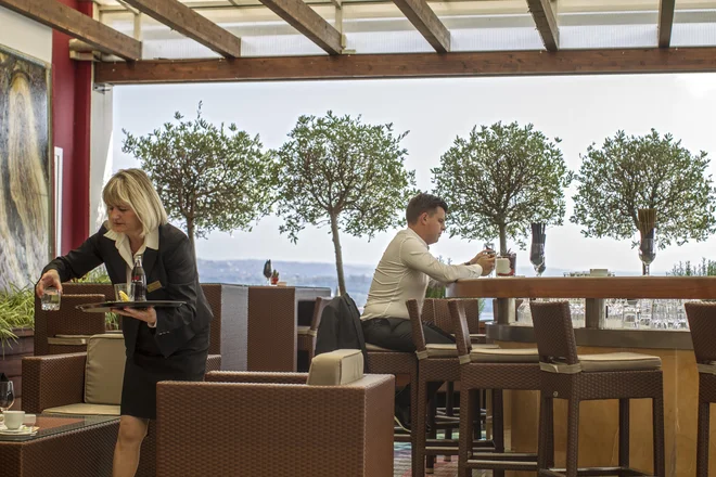 S poslabšanjem vremena se je v slovenski Istrii umiril tudi turistični utrip. FOTO: Voranc Vogel/Delo