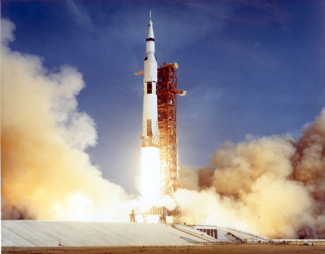 Izstrelitev Apolla 11 16. julija 1969. FOTO: NASA/AFP