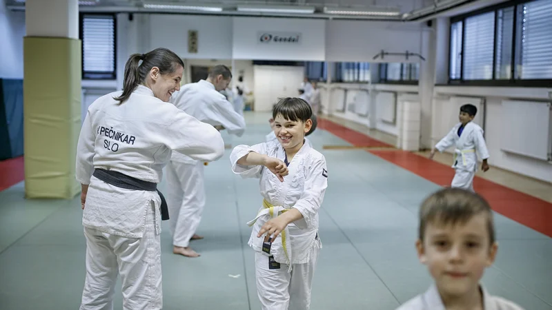 Fotografija: Trenutno je delovanje naših inkluzivnih judo klubov žal še vedno močno odvisno od sponzorstev in donacij ter podpore prostovoljcev. Judo Klub Sankaku Ljubljana. FOTO: Blaž Samec