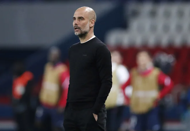 Ugledni španski trener se dobro zaveda, da je pred Manchester Cityjem še zelo težka naloga na želeni poti v finale. FOTO: Benoit Tessier/Reuters
