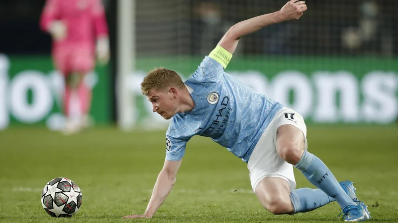 Fotografija: Kevin De Bruyne narekuje ritem igre Manchester Cityja. FOTO: Benoit Tessier/Reuters