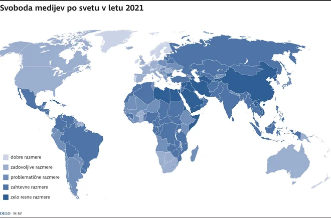 Na vrhu lestvice svobode medijev sicer še vedno ostaja Norveška (že peto leto zapored) v družbi preostalih skandinavskih držav. Foto Zx