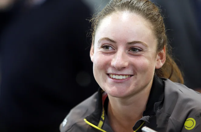 Tamara Zidanšek je spodbudno začela sezono 2021. FOTO: Matej Družnik/Delo
