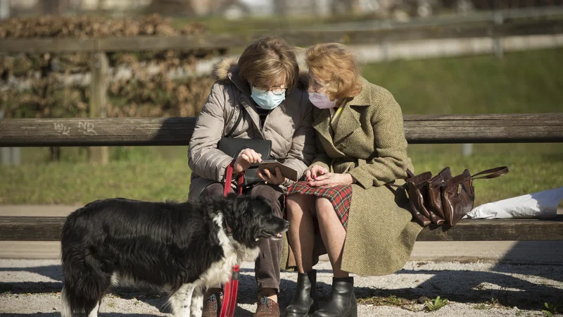 Fotografija: Uporabnik se registrira in pokliče, Čvekifon pa ga varno poveže z naključnim starejšim. FOTO: Jure Eržen/Delo