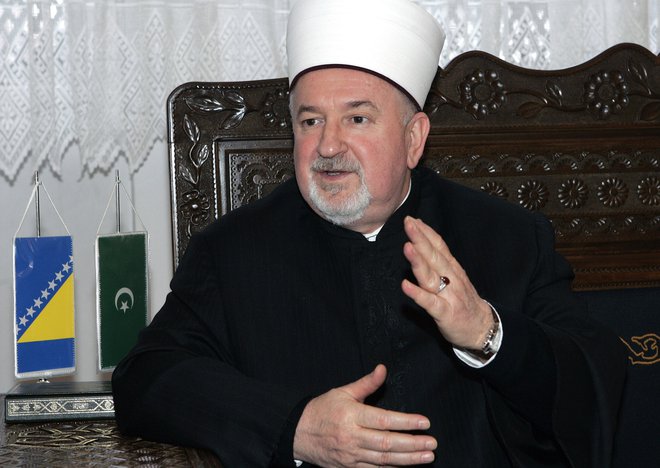 Mustafa Cerić, ko je še bil na veliki mufti muslimanov v BIH. FOTO: Danilo Krstanović/Reuters