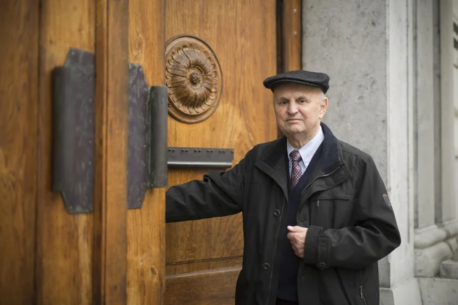 Kot nekdanji rektor je ponosen, da je uvedel tako imenovano sobotno leto za samostojno akademsko delo, do katerega imajo profesorji pravico vsakih sedem let. Foto: Jure Eržen/Delo