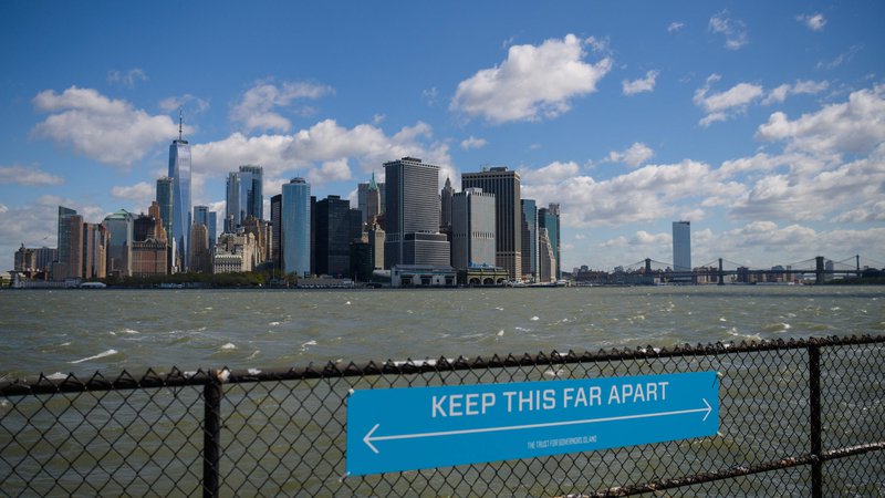 Fotografija: Po letu groze New York upa na turistično sezono. FOTO: Angela Weiss/AFP