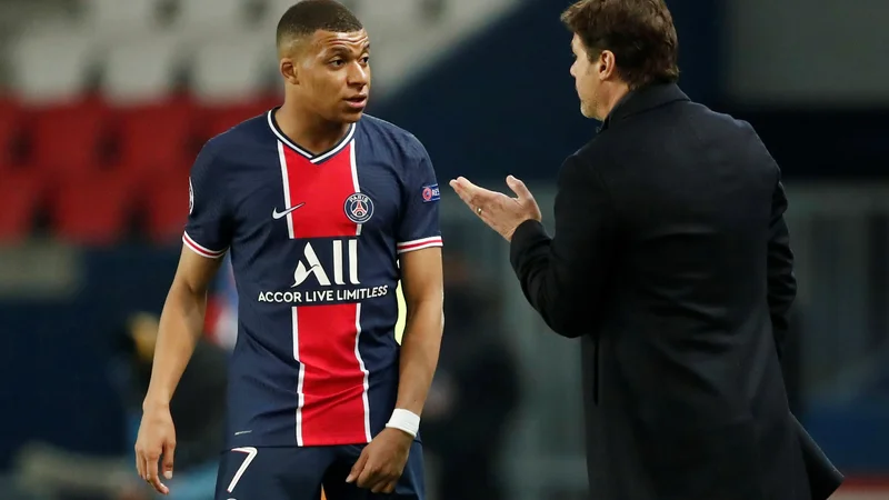 Fotografija: Kylian Mbappe bo eden glavnih adutov pariškega trenerja Mauricia Pochettina. FOTO: Benoit Tessier/Reuters