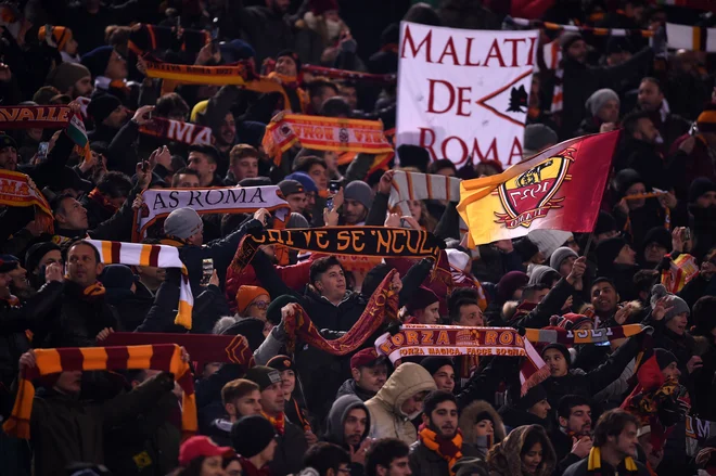 Mourinha so po lastnih besedah zvabili v Rim odlični navijači Rome. FOTO: Filippo Monteforte/AFP