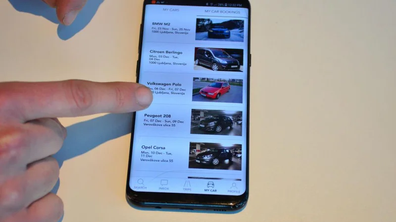 Fotografija: Zamisel za avtomobilsko inačico sistema airbnb, ki naj bi to pomlad začel delovati pri nas, se imenuje Giro Car Sharing. FOTO: Gašper Boncelj