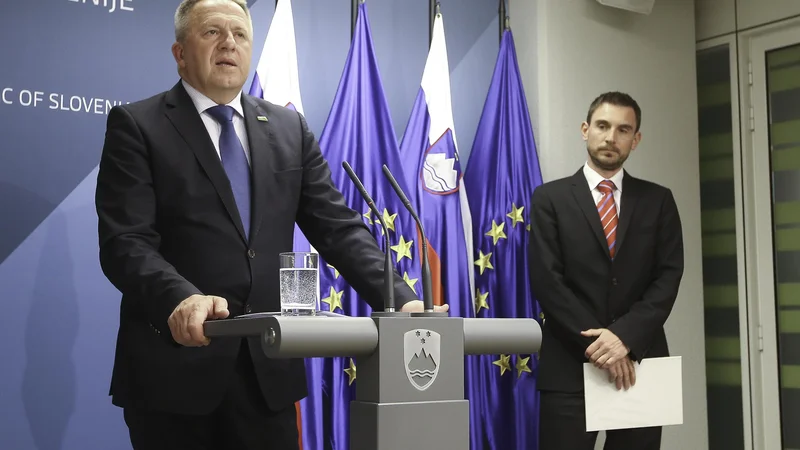 Fotografija: Gregorja Planteua (na sliki desno) je v upravo Mercatorja leta 2017 predlagalo ministrstvo za gospodarstvo, ki ga je takrat in zdaj vodil Zdravko Počivalšek. FOTO: Jože Suhadolnik/Delo