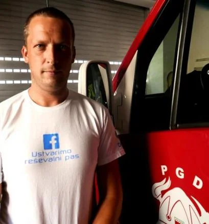 Anže Albreht: Slovenija je tranzitna država. Žalosti me, da so z nadvozov že dve leti umaknjeni transparenti, ki jih je Dars na našo pobudo namestil tja, saj je to eden od odličnih načinov ozaveščanja, predvsem tujcev. FOTO: osebni arhiv