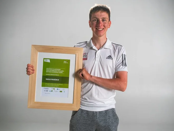 Po vrhunskih kolesarskih dosežkih v celi sezoni in še posebej po zmagi na kolesarski dirki vseh dirk na svetu, na slovitem Tour de France, je bilo jasno, da bo dobitnik Kristalnega Triglava. FOTO: STO