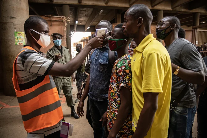 V dvajsetmilijonskem Burkina Faso so uradno potrdili 13.379 okužb in 162 smrti. FOTO: Olympia De Maismont/AFP