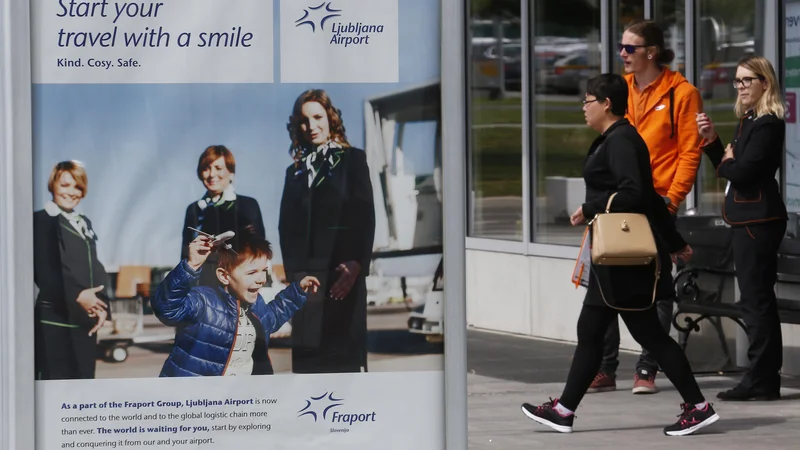 Fotografija: Fraport med drugim upravlja tudi Letališče Jožeta Pučnika Ljubljana. FOTO: Tomi Lombar/Delo