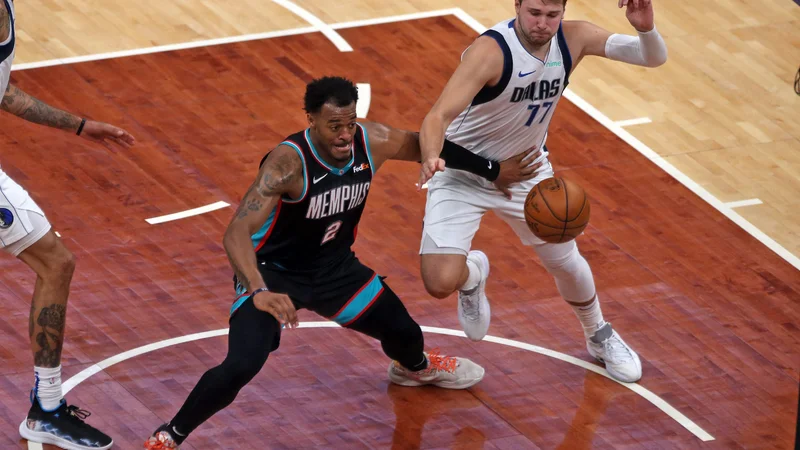 Fotografija: Luka Dončić ni imel svojega dne v Memphisu. FOTO: Petre Thomas/USA Today Sports