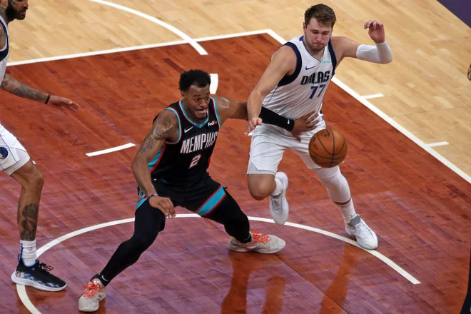 Luka Dončić ni imel svojega dne v Memphisu. FOTO: Petre Thomas/USA Today Sports