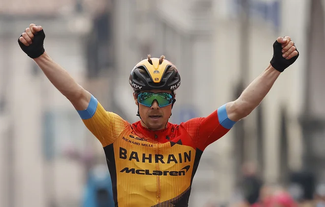 Jan Tratnik je na lanskem Giru slavil zmago v 16. etapi. FOTO: Luca Bettini/Afp
