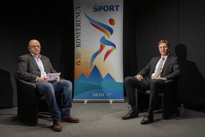 S podporo športu BTC City uresničuje svoje poslanstvo, ki je vračanje okolju, zadovoljni pa so tudi ponudniki športne opreme, je povedal Damjan Kralj, predsednik uprave BTCFOTO: Voranc Vogel/Delo