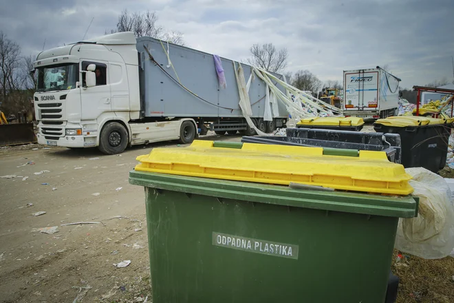 Slovenija, Ljubljana, 18.2.2020. Skladišče embalažnih odpadkov Ljubljana. [avtor:Suhadolnik Jože] 