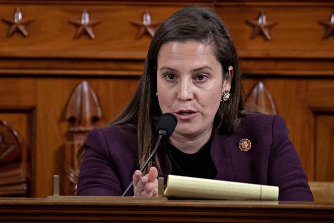 Kandidatka za tretji republikanski položaj v predstavniškem domu je newyorška kongresnica Elise Stefanik. Foto - Afp