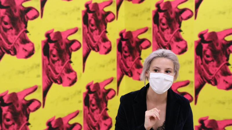 Fotografija: Kustosinja Marianne Dobner pravi, da so razstave prostorsko specifične in se ne osredotočajo na eksponate kot na statične predmete.
FOTO: Milan Ilić