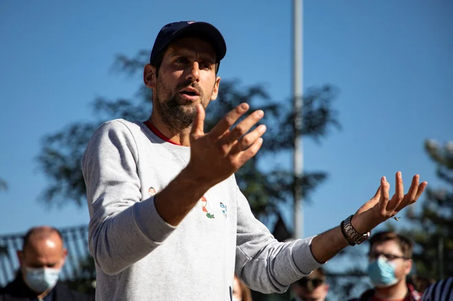 Novak Đoković se je jezil na španskega sodnika. FOTO: Marko Djurica/Reuters